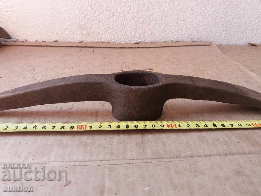 OLD FORGED PICK WITH MARKING - MILITARY - 5 OLD FORGED PICK WITH MARKING - MILITARY - 5
