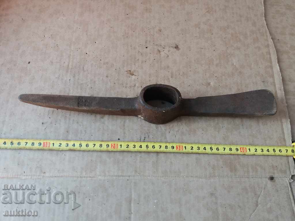 OLD FORGED PICK WITH MARKING - MILITARY - 7 OLD FORGED PICK WITH MARKING - MILITARY - 7