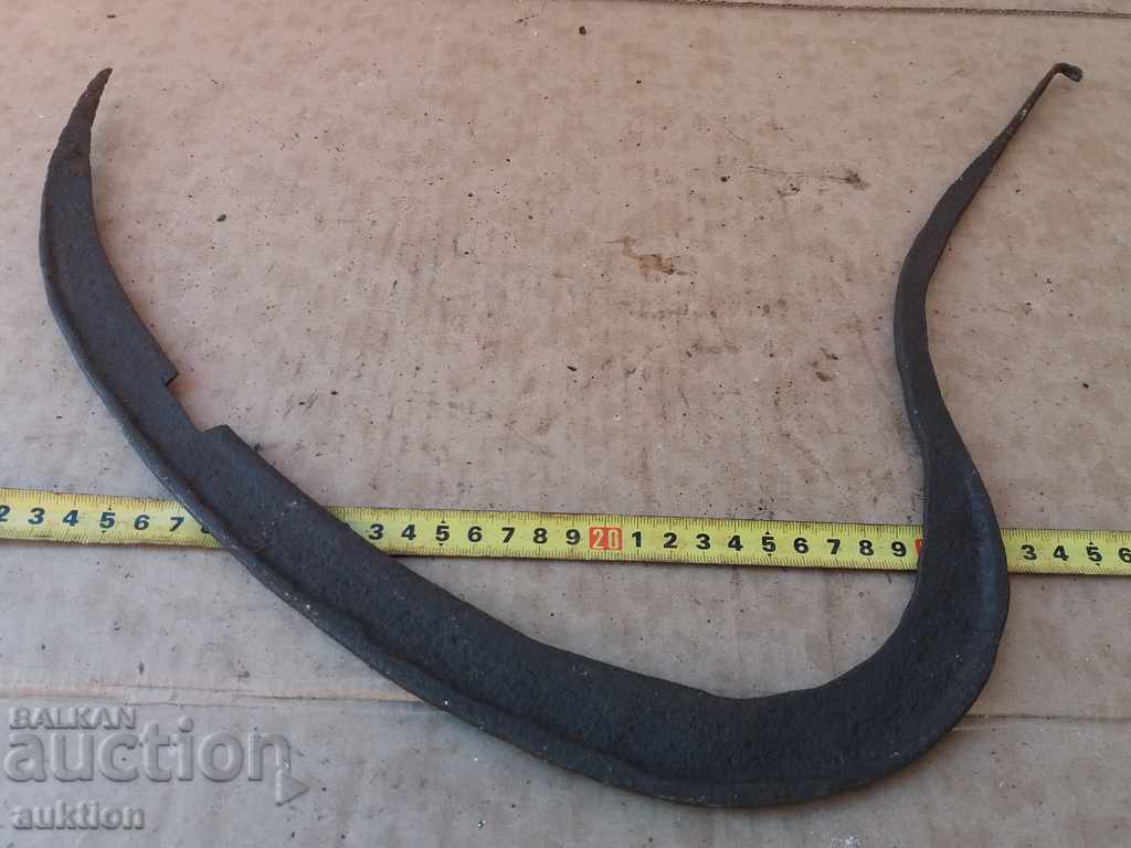 OLD FORGED SICK - HARVESTING TOOL REVIVAL - 5 OLD FORGED SICK - HARVESTING TOOL REVIVAL - 5