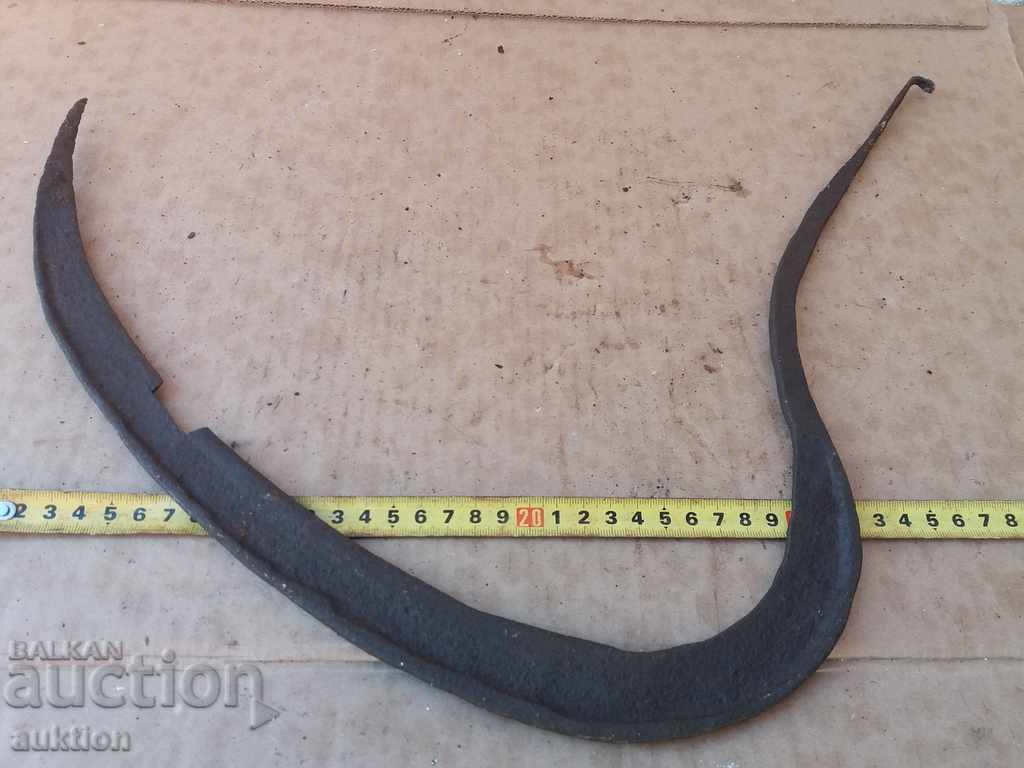 OLD FORGED SICK - HARVESTING TOOL REVIVAL - 7 OLD FORGED SICK - HARVESTING TOOL REVIVAL - 7