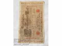 Quality German German Banknote 1000 Stamps 1910