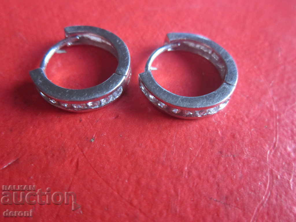 Great silver earrings earrings with stones 4 with price 30.00 BGN | € 15.34 Great silver earrings earrings with stones 4 with price 30.00 BGN | € 15.34