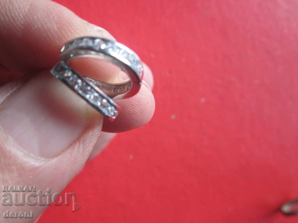 Great silver earrings earrings with stones 4 - 6 Great silver earrings earrings with stones 4 - 6