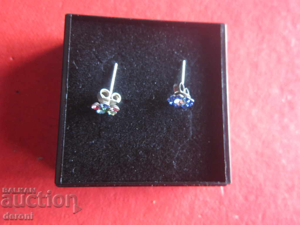 Great silver earrings earrings with stones 7 with price 15.00 BGN | € 7.67 Great silver earrings earrings with stones 7 with price 15.00 BGN | € 7.67