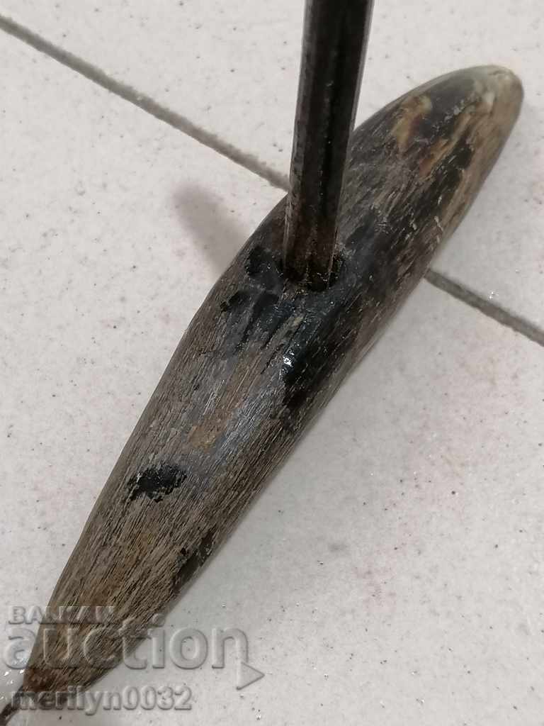 Old bucket with buffalo horn drill bit, drill - 7 Old bucket with buffalo horn drill bit, drill - 7