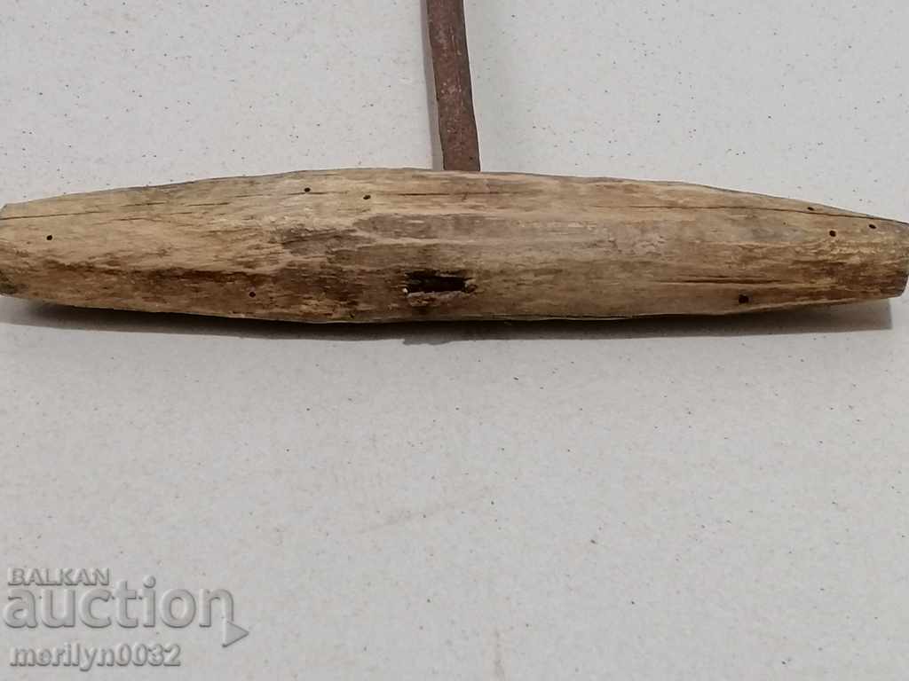 Старинен маткап, бургия, свредел, ковано желязо - 5 Старинен маткап, бургия, свредел, ковано желязо - 5