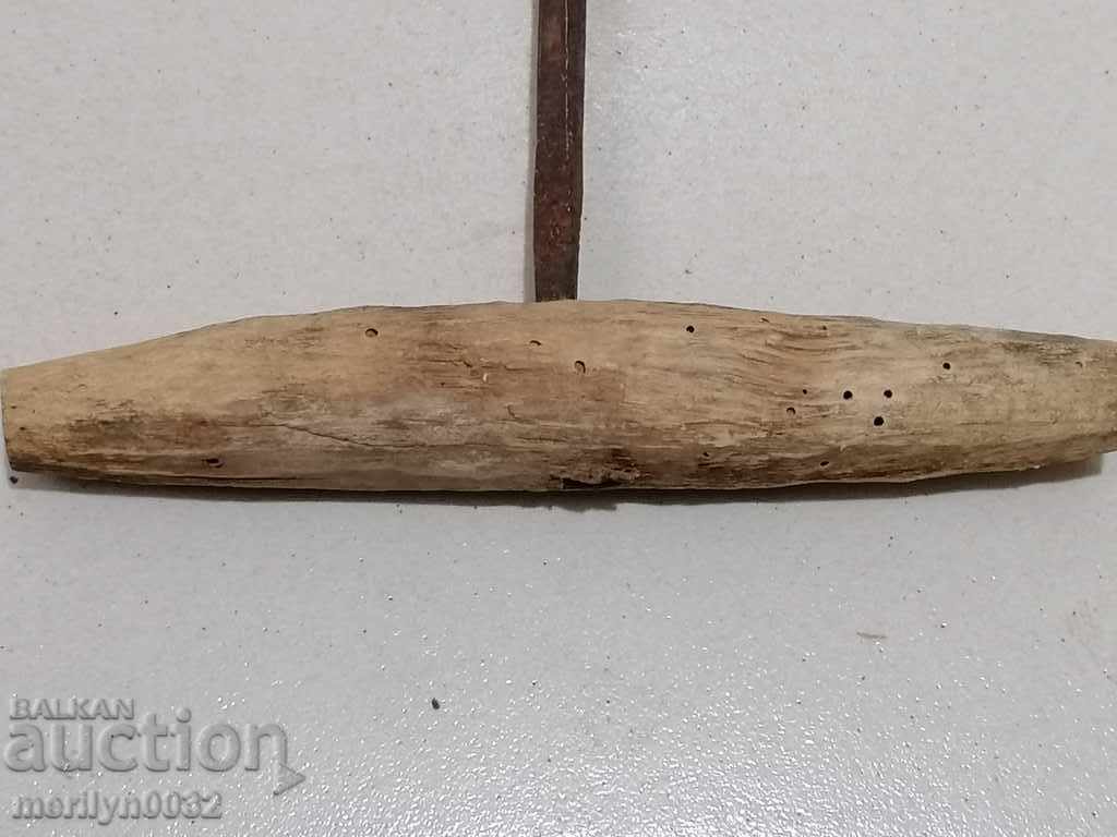 Старинен маткап, бургия, свредел, ковано желязо - 7 Старинен маткап, бургия, свредел, ковано желязо - 7