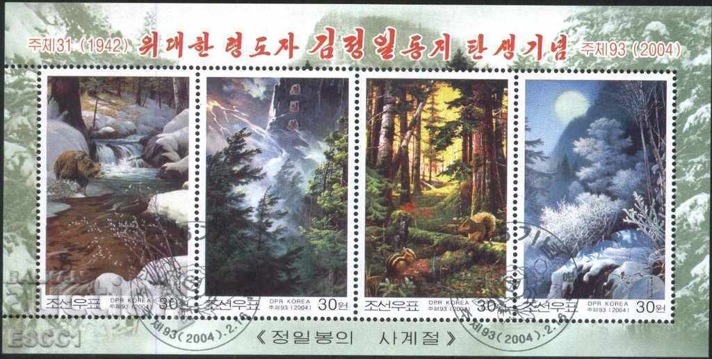 Clam Block View Forest Mechka Mountain 2004 North Korea