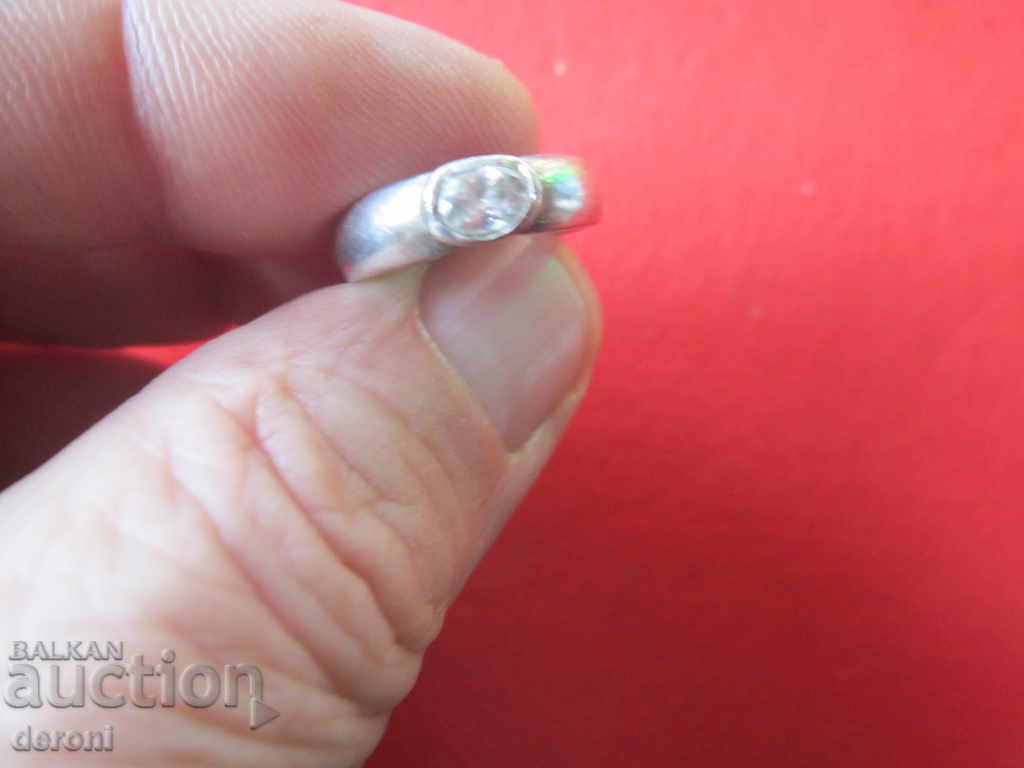 Ασημένιο δαχτυλίδι με πέτρα 925 3
