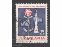 1961. Iugoslavia. Ziua Armatei Naționale.