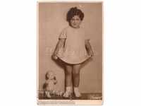 1937 OLD PHOTO TURKEY ISTANBUL ARMENIAN GIRL DOLL A882