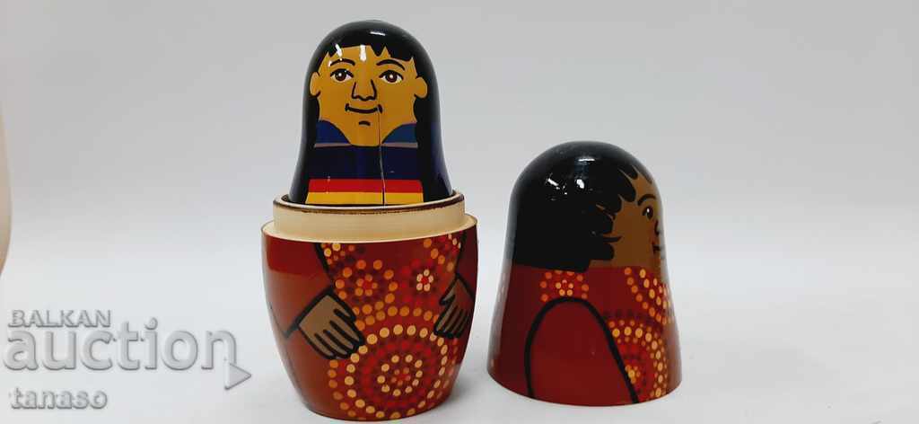 Soviet matryoshka dolls (2.5) - 7 Soviet matryoshka dolls (2.5) - 7