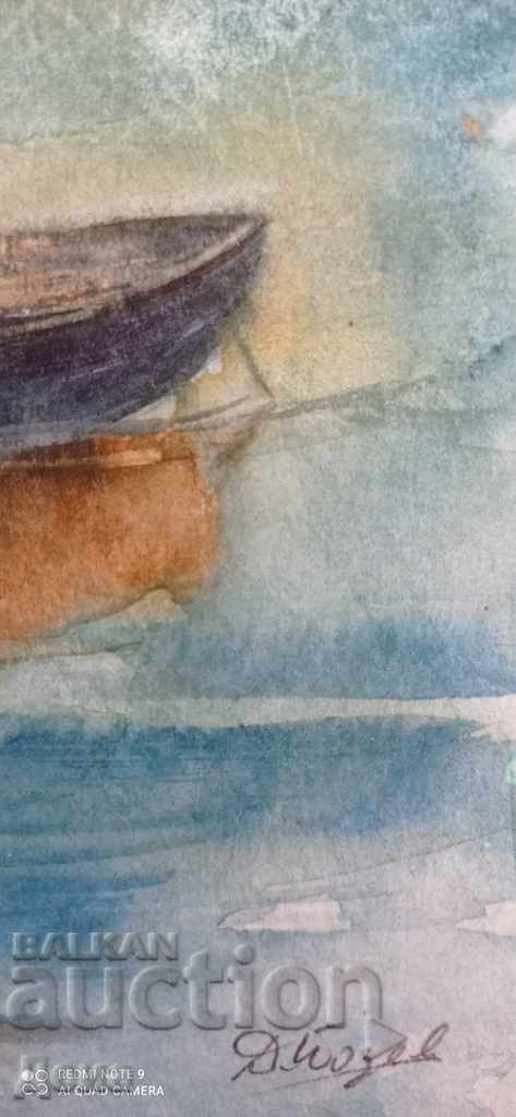 Auction Dimitar Grozev, WATERCOLOR Auction Dimitar Grozev, WATERCOLOR