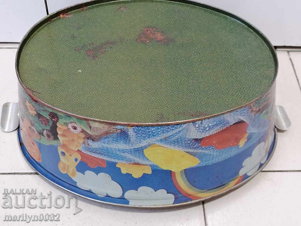 Children's tin toy basin basin USSR - 5 Children's tin toy basin basin USSR - 5