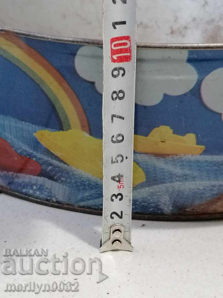 Children's tin toy basin basin USSR - 6 Children's tin toy basin basin USSR - 6
