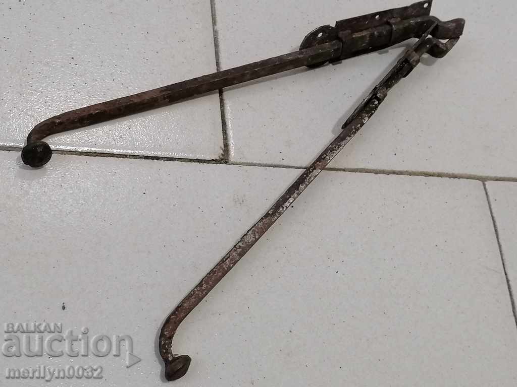 Old forged latch 2 pieces, latch, lock, reamer with price 47.00 BGN | € 24.03