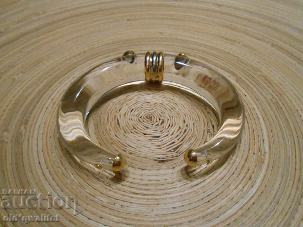 Auction ORIGINAL old BRACELET, Gold 750, stones and Acrylic, Eagle Auction ORIGINAL old BRACELET, Gold 750, stones and Acrylic, Eagle