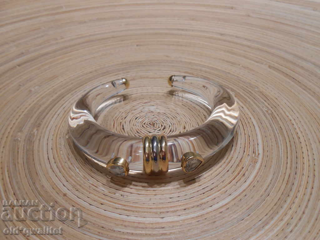ORIGINAL old BRACELET, Gold 750, stones and Acrylic, Eagle - 5 ORIGINAL old BRACELET, Gold 750, stones and Acrylic, Eagle - 5