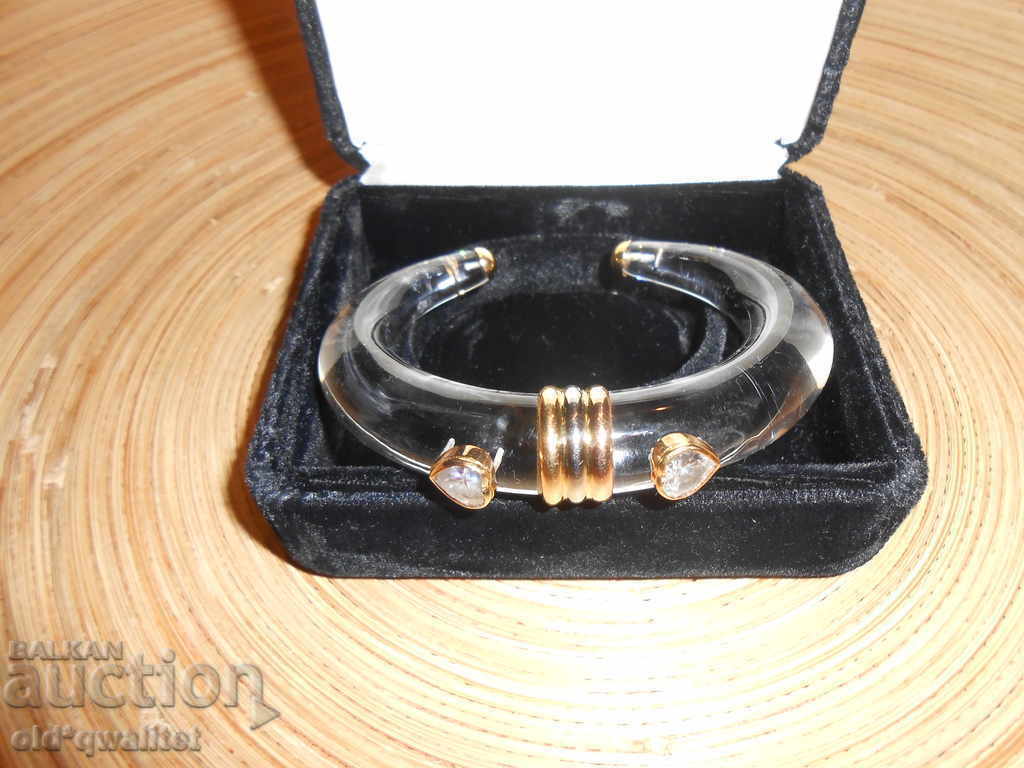 ORIGINAL old BRACELET, Gold 750, stones and Acrylic, Eagle - 7 ORIGINAL old BRACELET, Gold 750, stones and Acrylic, Eagle - 7