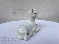 Beautiful porcelain figure on a horse №1454