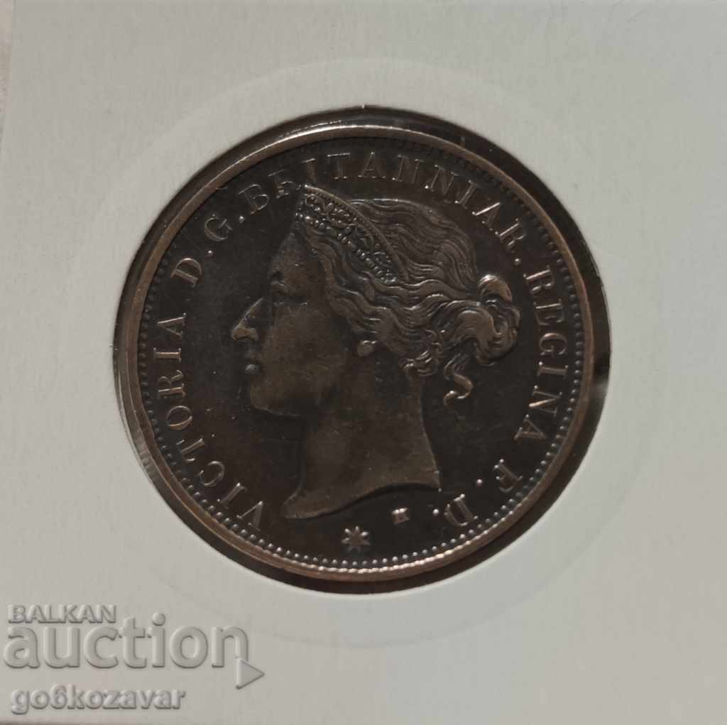 Τζέρσεϊ 1/12 Σελίνι 1877 Κορυφαίο νόμισμα!