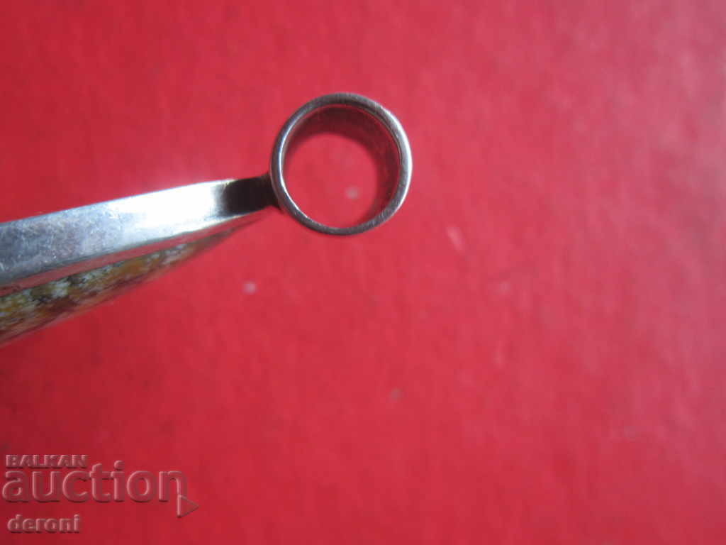 Unique silver pendant necklace silver pendant with stone - 6