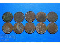 10 pcs. 2 cents 1912