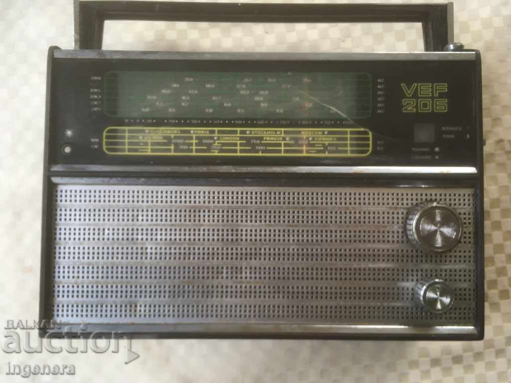 RADIO RADIO VEF VEF 206 DISPOZITIV