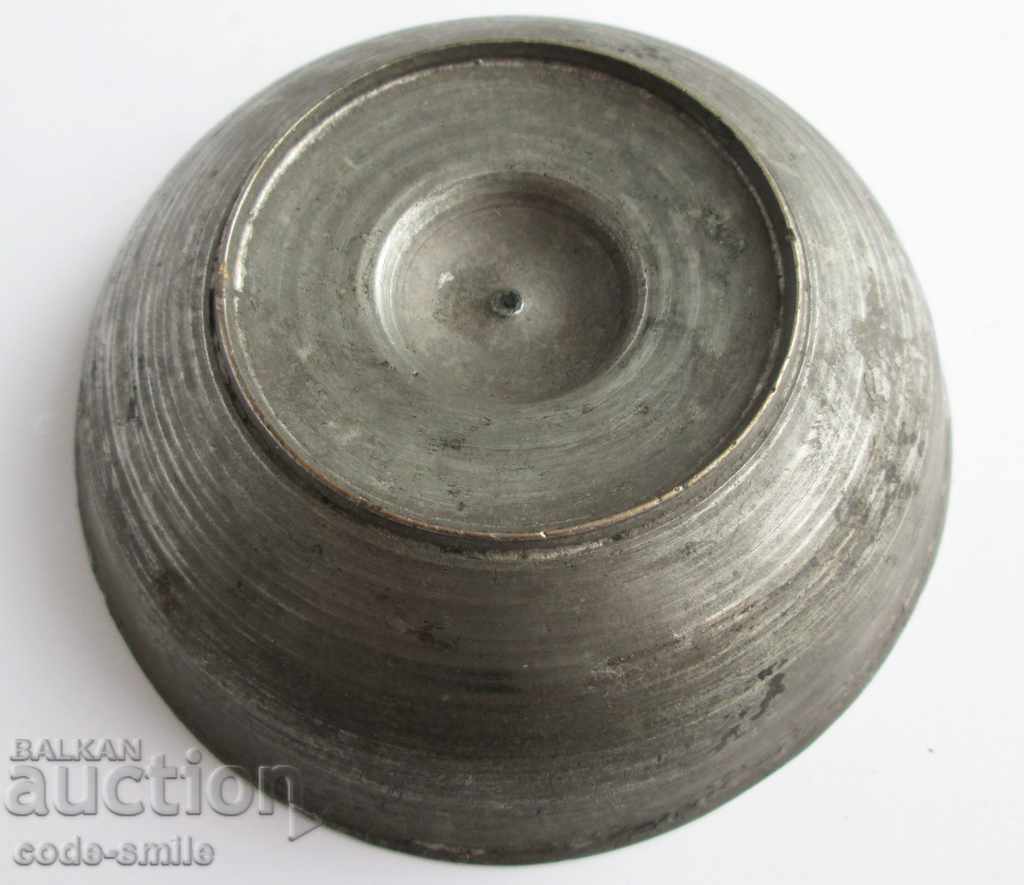 Auction Old antique small tinned copper copper plate Auction Old antique small tinned copper copper plate