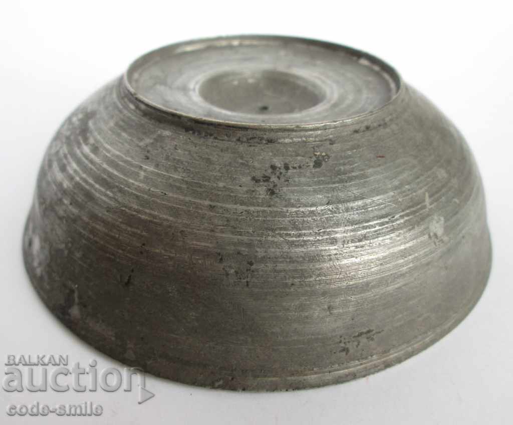 Old antique small tinned copper copper plate - 5 Old antique small tinned copper copper plate - 5