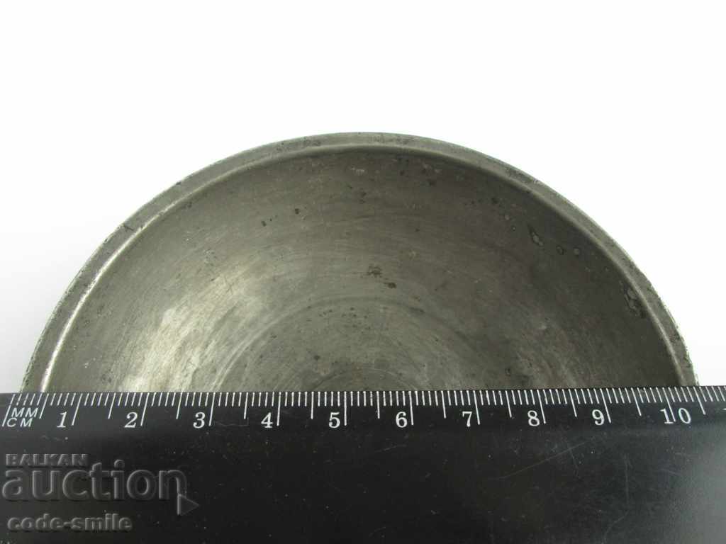 Old antique small tinned copper copper plate - 6 Old antique small tinned copper copper plate - 6