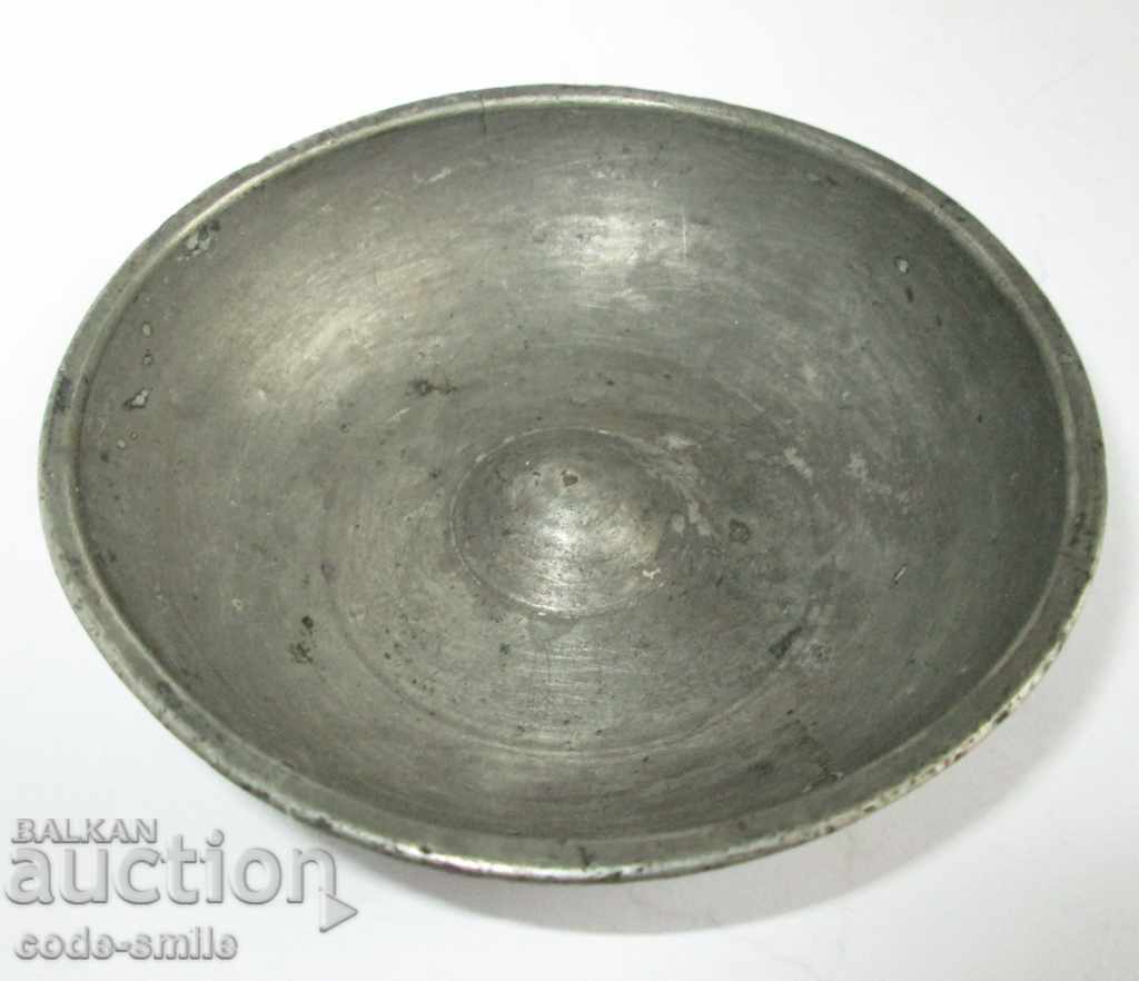 Old antique small tinned copper copper plate - 7 Old antique small tinned copper copper plate - 7