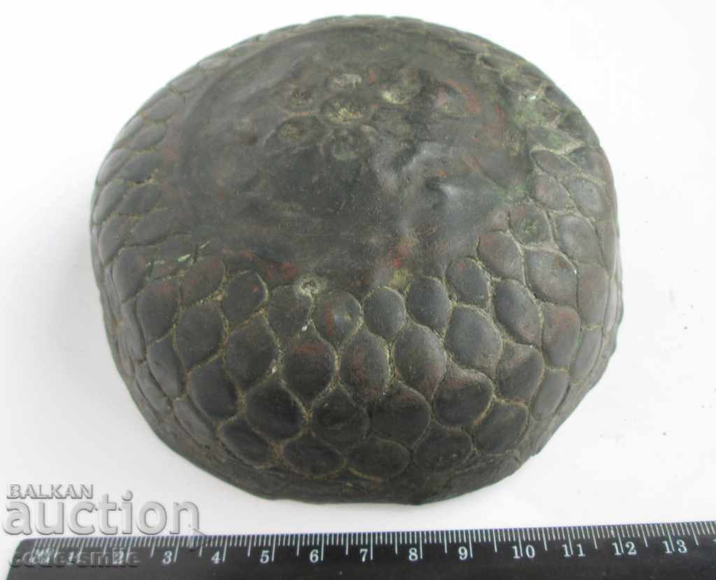 Very old antique thin-walled wrought copper copper plate - 5 Very old antique thin-walled wrought copper copper plate - 5