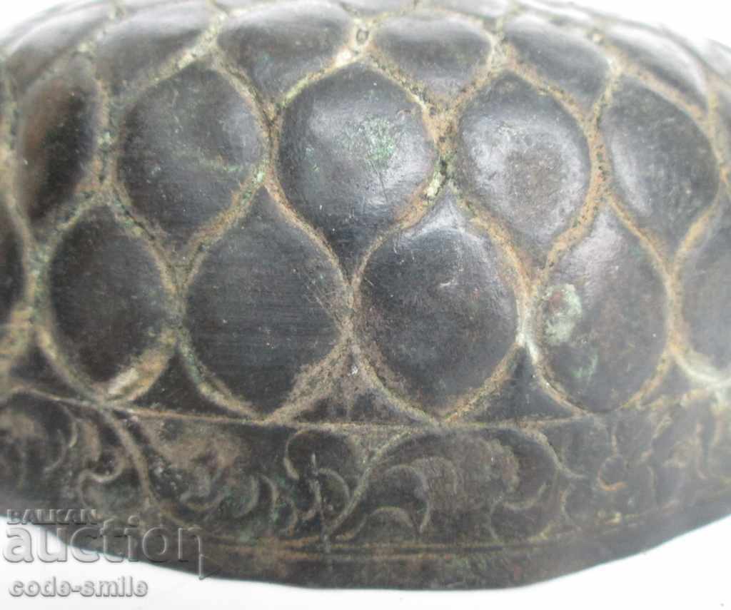 Very old antique thin-walled wrought copper copper plate - 7 Very old antique thin-walled wrought copper copper plate - 7