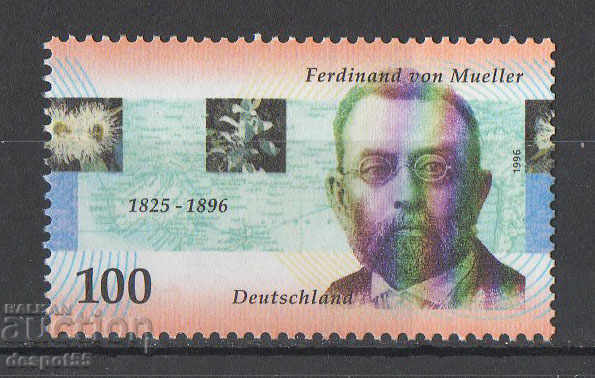 1996. Германия. Фрайхер фон Мюлер (1825-1896), ботаник.