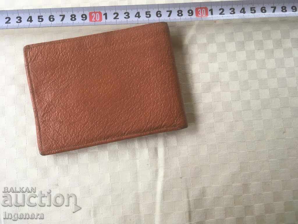 KESIA Leather Wallet Old from the USSR Stamp - 6