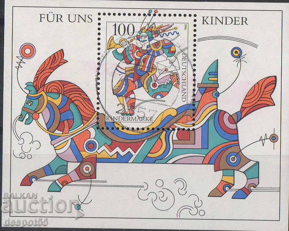 1996. Германия. Детски марки. Блок.