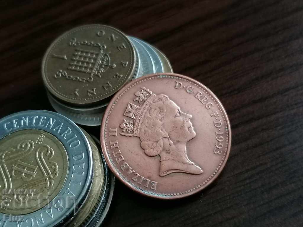 Coin - Great Britain - 2 pence 1993 with price 0.85 BGN | € 0.43 Coin - Great Britain - 2 pence 1993 with price 0.85 BGN | € 0.43