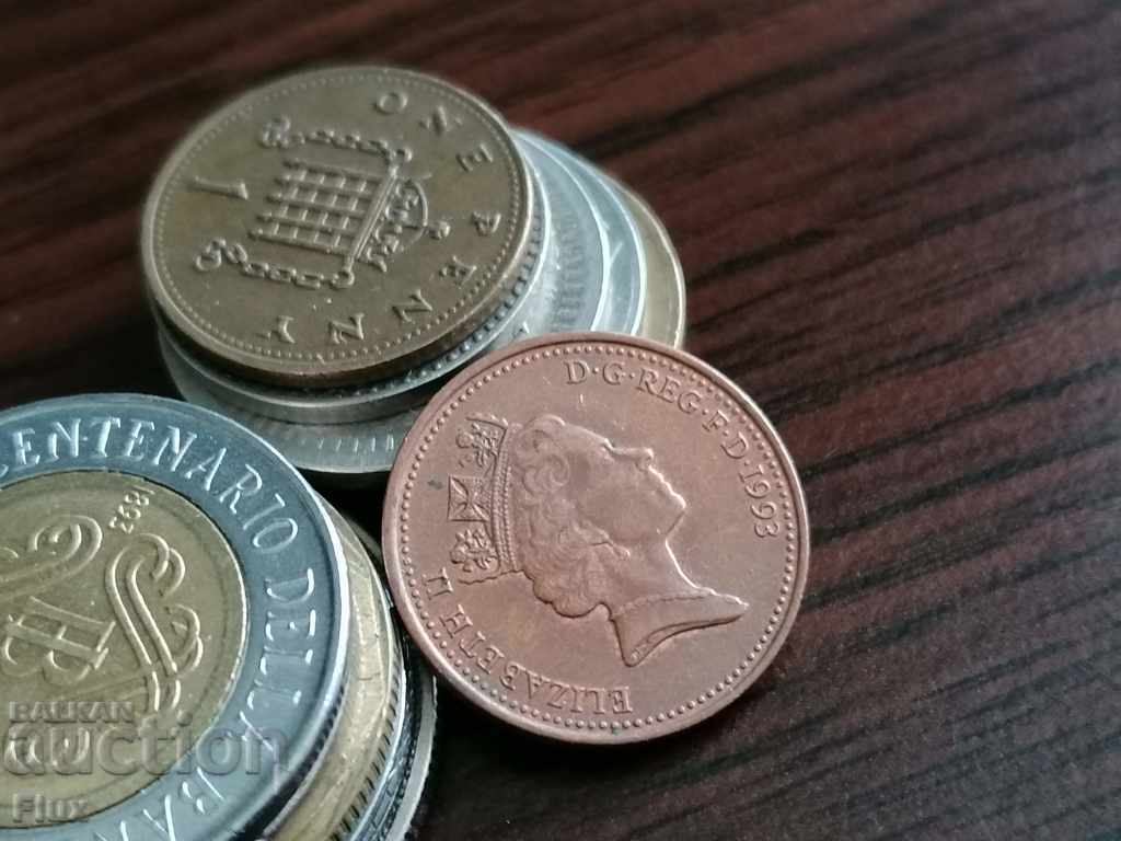 Coin - Great Britain - 1 penny 1993 with price 0.95 BGN | € 0.49 Coin - Great Britain - 1 penny 1993 with price 0.95 BGN | € 0.49