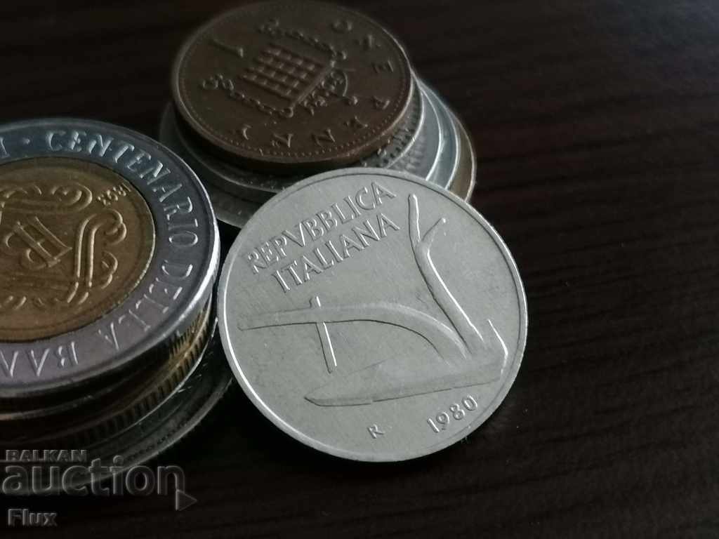 Coin - Italy - 10 pounds 1980 with price 0.95 BGN | € 0.49 Coin - Italy - 10 pounds 1980 with price 0.95 BGN | € 0.49