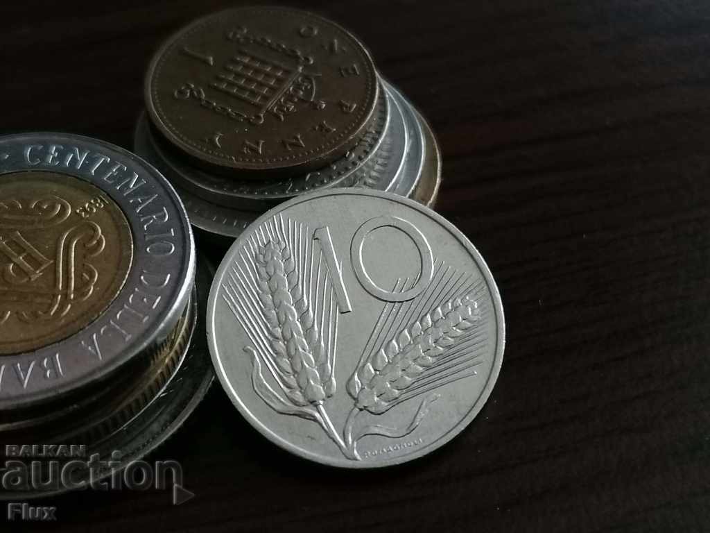 Monede - Italia - 10 liras | 1980.
