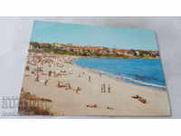 Пощенска картичка Созопол Градският плаж