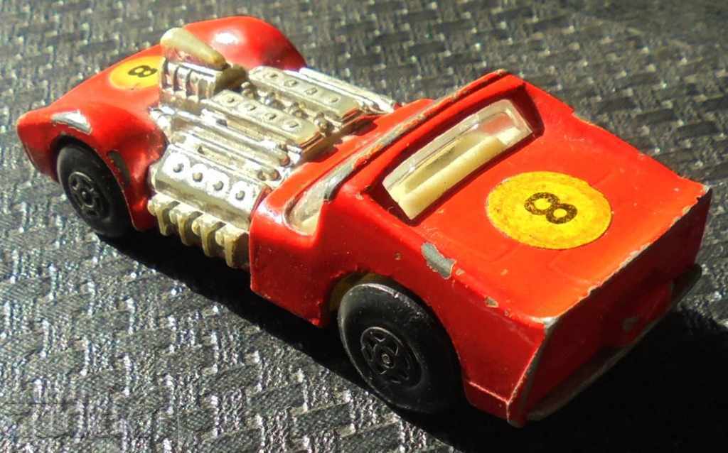 Παράδοση 1970 Παλιό μεταλλικό τρόλεϊ MATCHBOX Series 19 Road Dragster Παράδοση 1970 Παλιό μεταλλικό τρόλεϊ MATCHBOX Series 19 Road Dragster