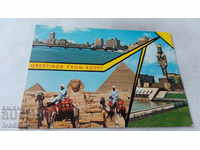 Greeting from Egypt postcard