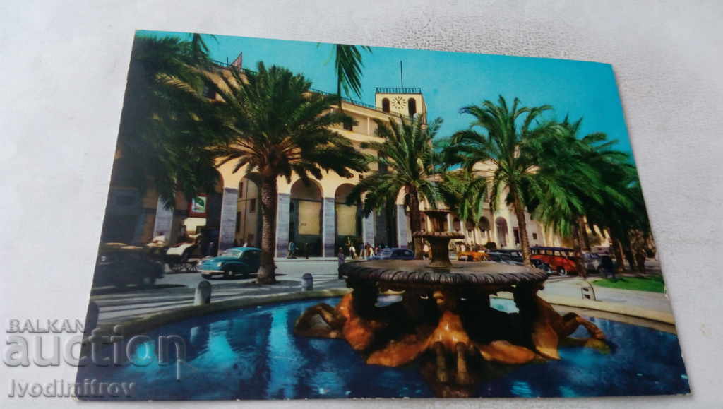 Carte poștală Tripoli Piața Aschiuhada