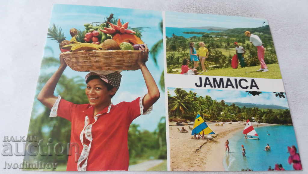 Καρτ ποστάλ Τζαμάικα Κολάζ