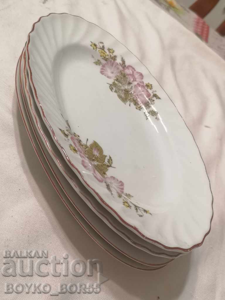 Four Ancient Soc 60s Porcelain Bulgarian Plate - 7