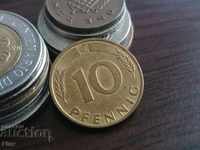 Monedă - Germania - 10 pfennigs 1993; seria J