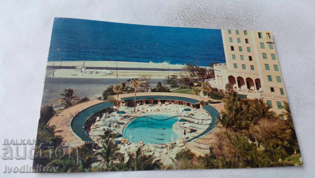 Carte poștală Havana An Intercontinental Hotel 1966