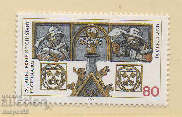 1995. Germania. 750 de ani de la Regensburg.